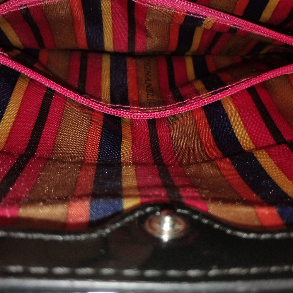 TIGNANELLO Black Patent Leather Woman's Wallet - Picture 5 of 8